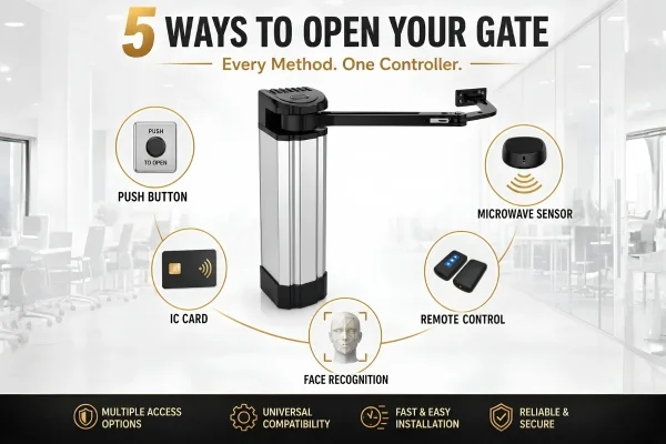 Five Ways to Open Your Gate. Your Choice.