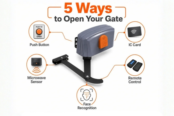 Five Ways to Open Your Gate. Your Choice.