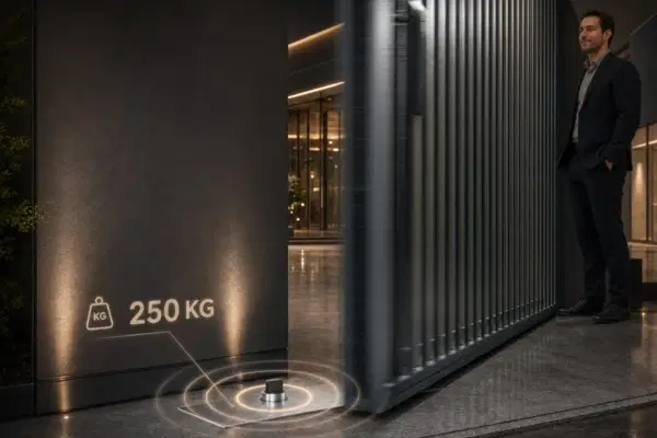 56 Nm. Handles Gates Up to 250 kg. Safe to Touch at Any Point.